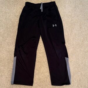 Under Armour Black Athletic Pants with Gray Accents